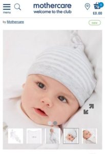 mothercare baby modelling