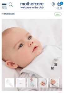 mothercare baby modelling