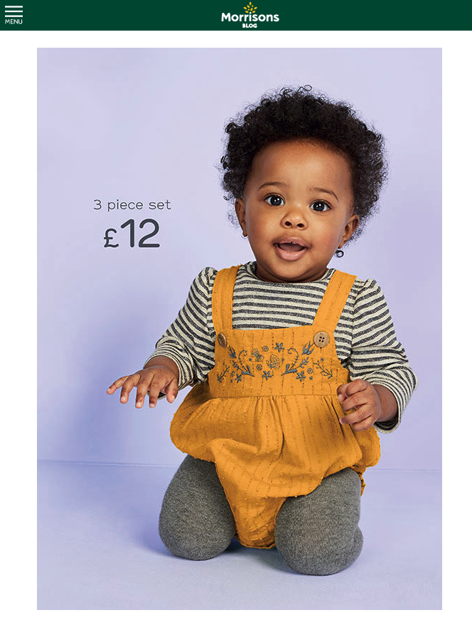 baby modelling for Nutmeg