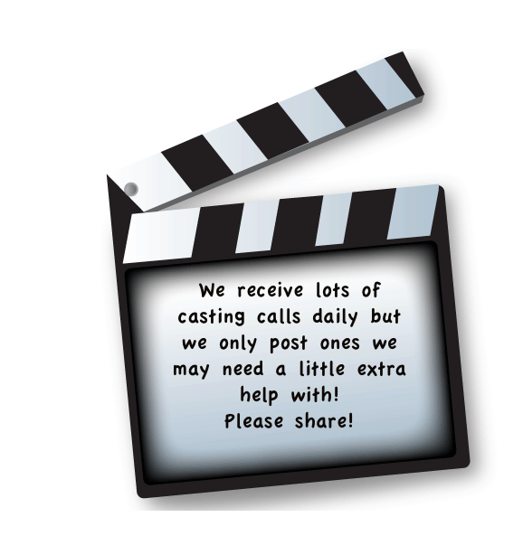 CASTING CALL- 12 – 14 YEAR OLDS AND DAD!