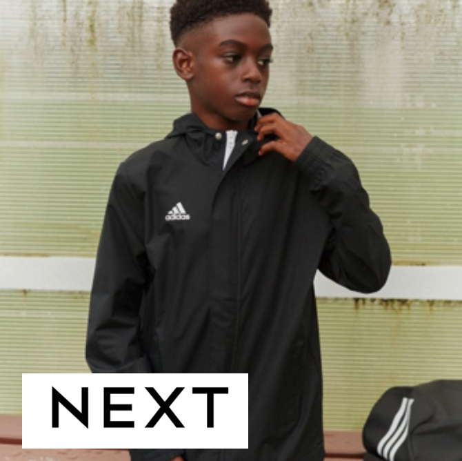 Lacara child model, wearing sportswear for Next